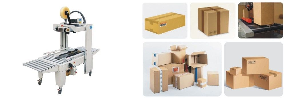 Empaquetadora de cartón de alta eficacia, cambios de tamaño fáciles del equipo de sellado de cartón